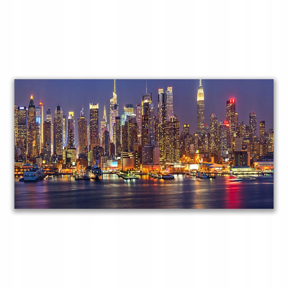 

Fotoobraz akryl 140x70 Miasto Drapacze Chmur Domy