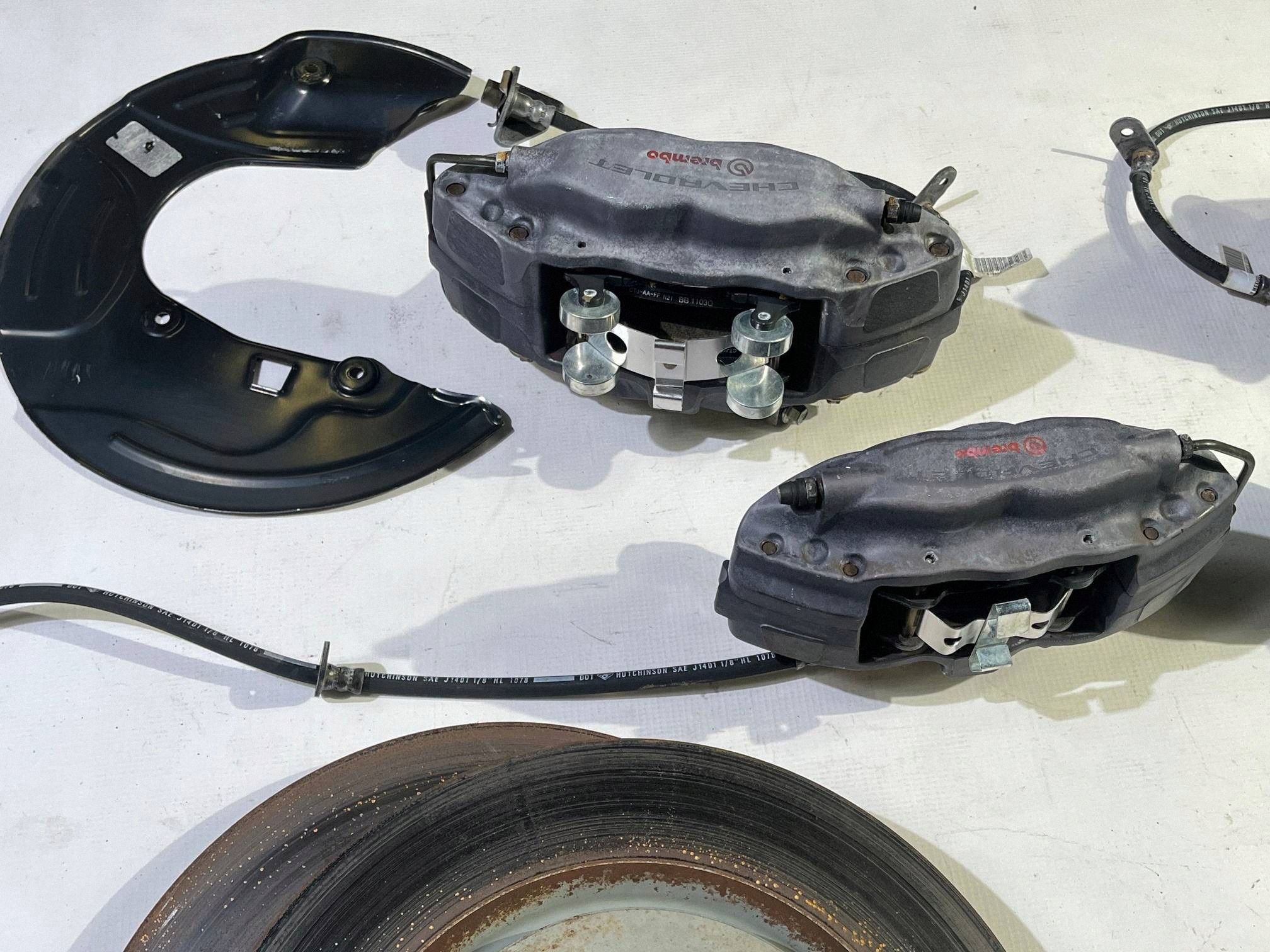 Hamulce Brembo calipers discs brake Chevrolet Camaro SS 6.2 2009-2015