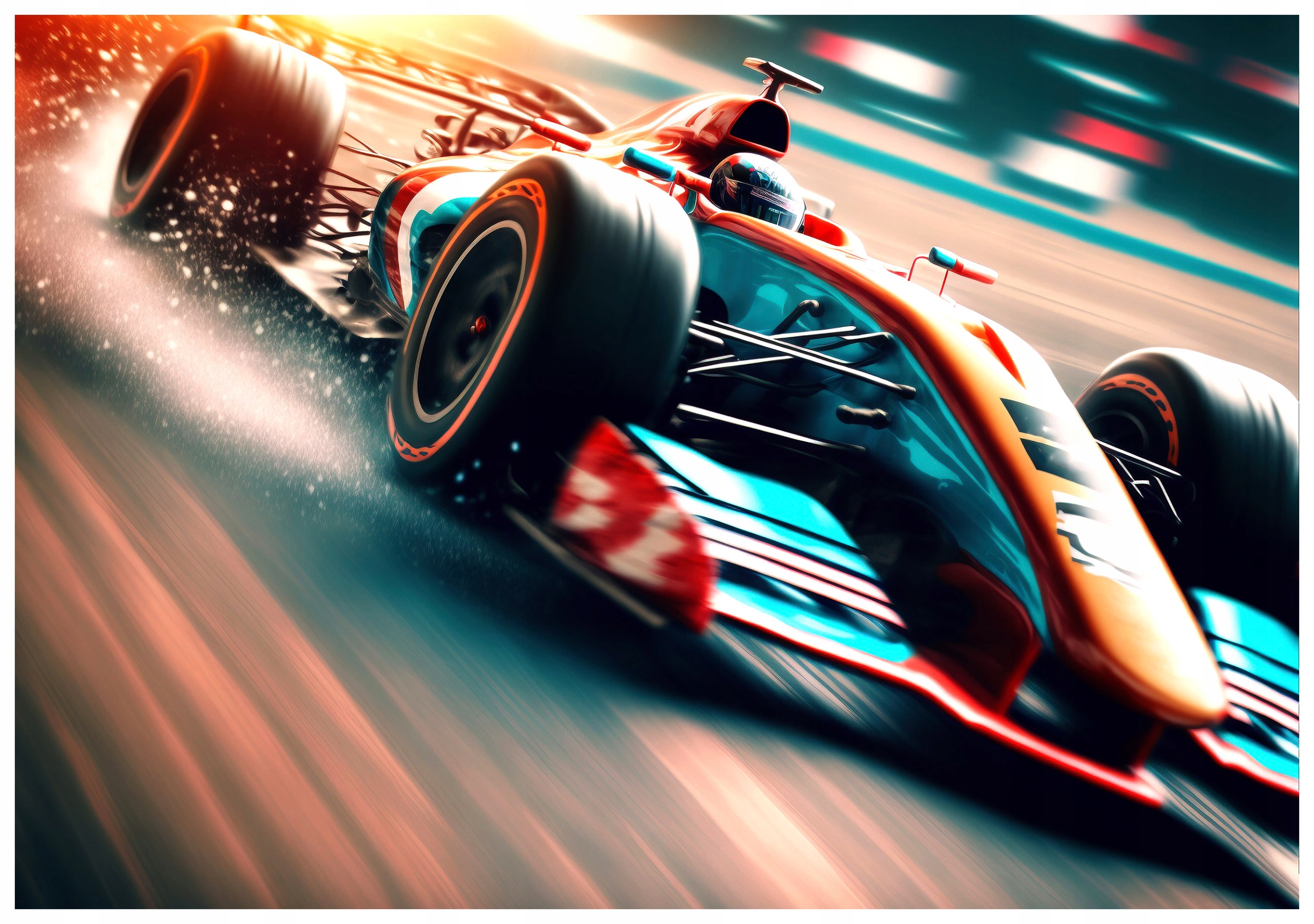 Fototapeta Formule 1 Závody Adrenalin na zdi 312x219 Sport lepidlo