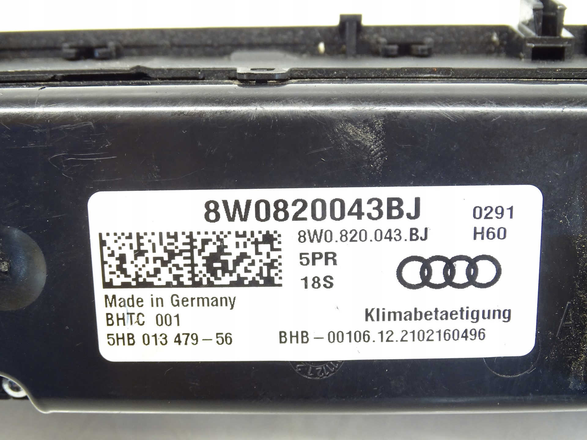 PANEL klími klimatizaci AUDI A4 B9 A5 8W 8W0820043BJ