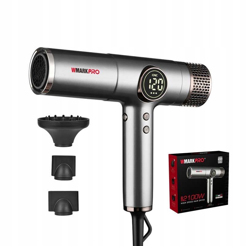 Suszarka do włosów Wmark NG-9117 Szara fryzjer barber