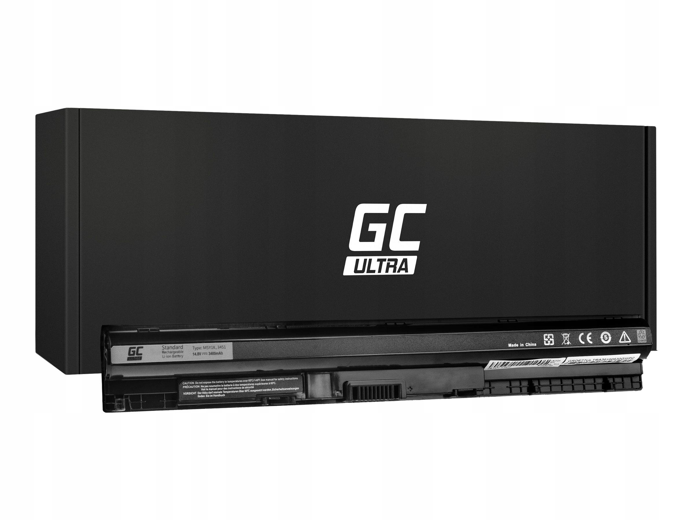 Greencell Battery for Dell M5Y1K 3400 mAh 4 cell