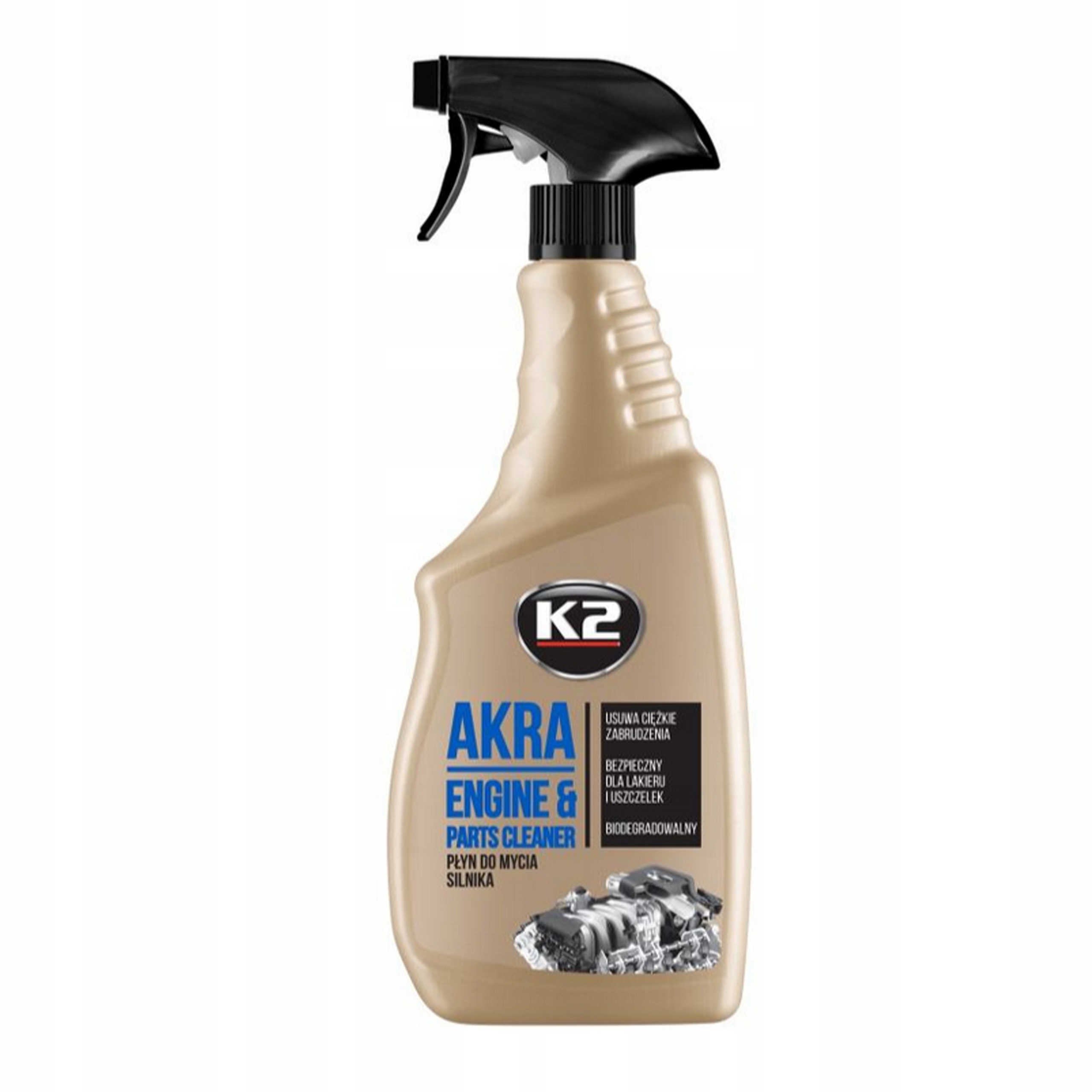 K2 Akra Profesjonalny płyn do mycia silnika Atomizer 770ml zmywacz oleju