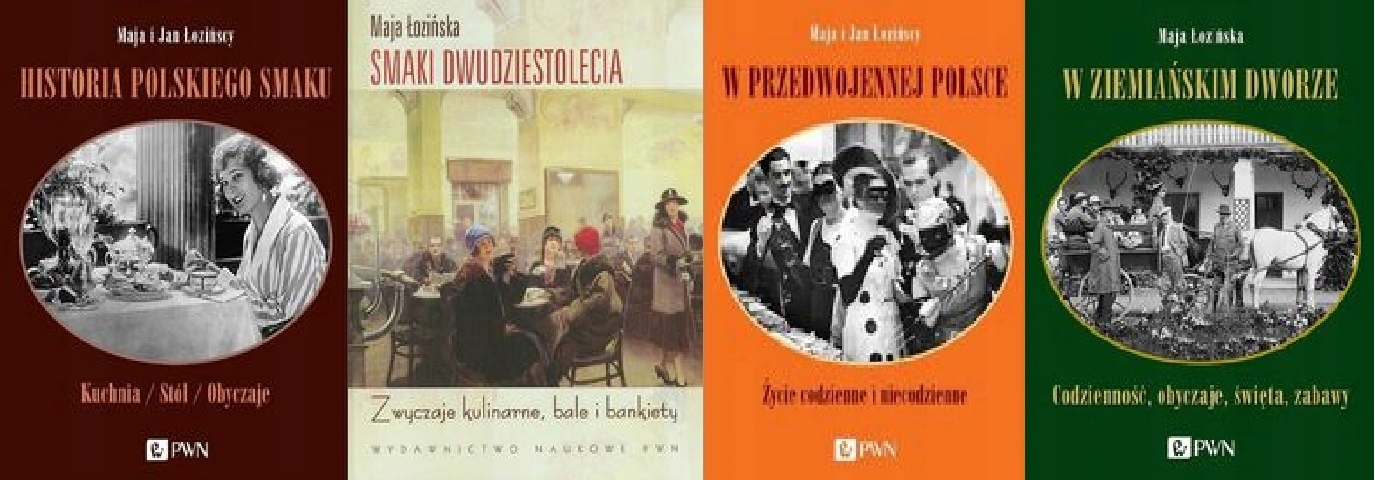Historia polskiego smaku Łozińska 4 książki pakiet
