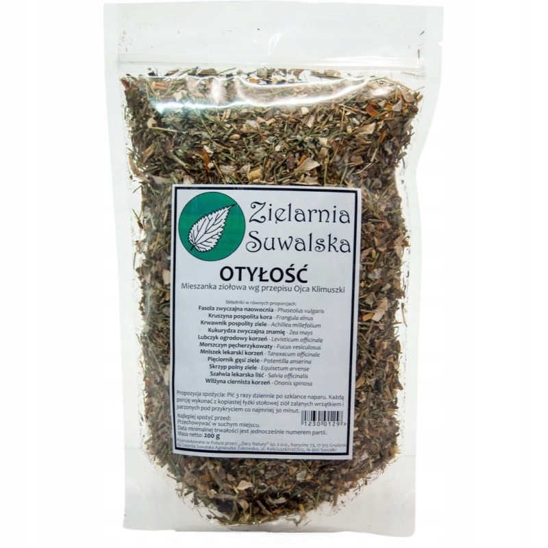 

Otyłość Zielarnia Suwalska Mieszanka O. Klimuszki