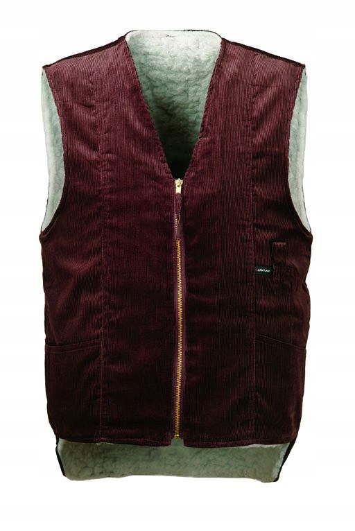 Teplá vesta Bunda Bez Rukávů Pracovní odolný fleece velikost L Craftland