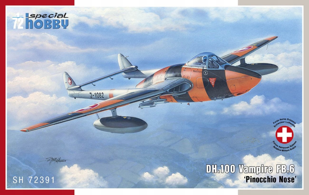 Special Hobby SH72391 1/72 DH.100 Vampire 6