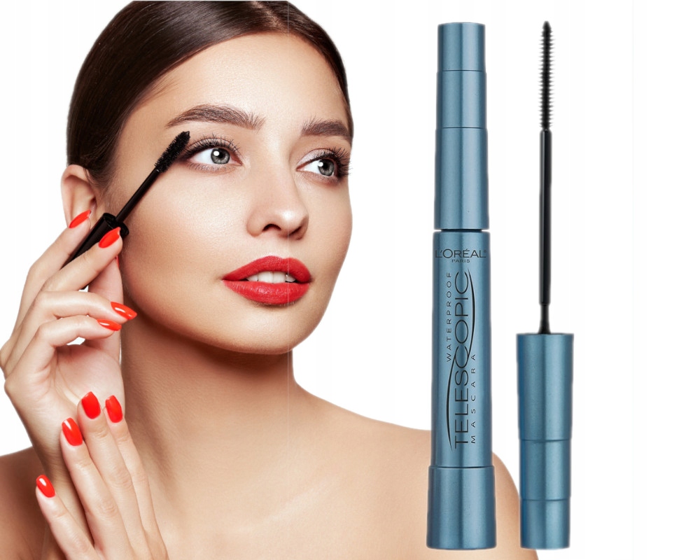 Loreal Mascara Řasenka Telescopic Waterproof Voděodolná 7,7 ml