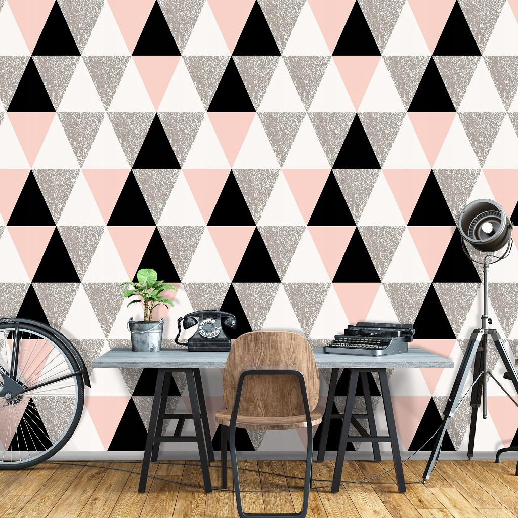 Fototapeta Trojúhelníky vinylová geometrie do obývacího pokoje ložnice 460x300 lepidlo