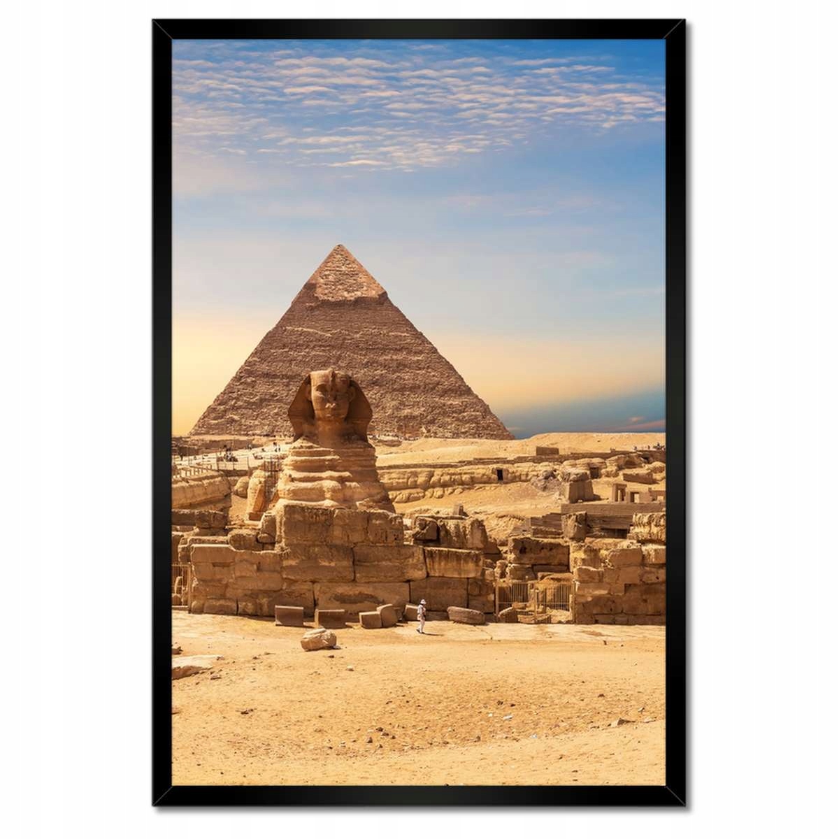 Plakáty v rámu 40x60 Panorama na pyramidy