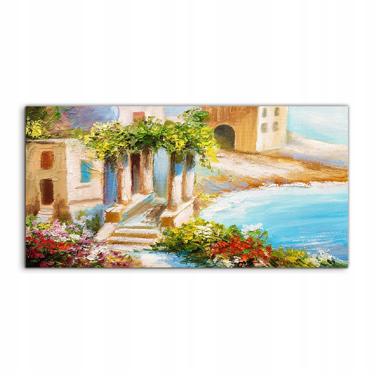 Akrylový fotoobraz 140x70 na stenu Dom More Pobrežie