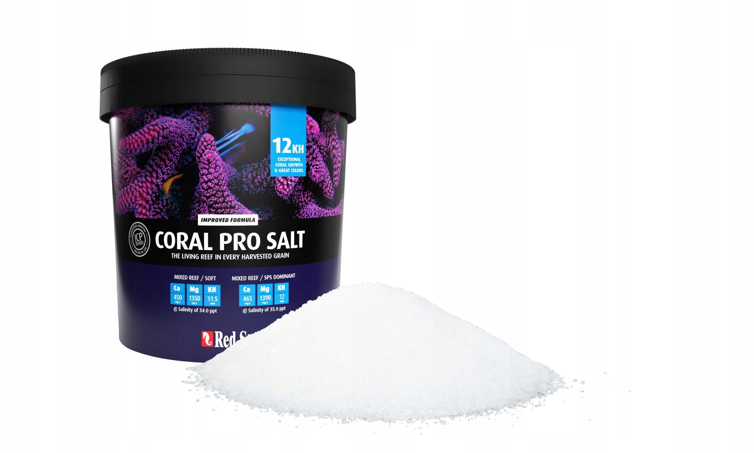 Mořská Sůl Pro Korály Red Sea Coral Pro Salt 22 Kg Bohatá Vápnice Hořčík
