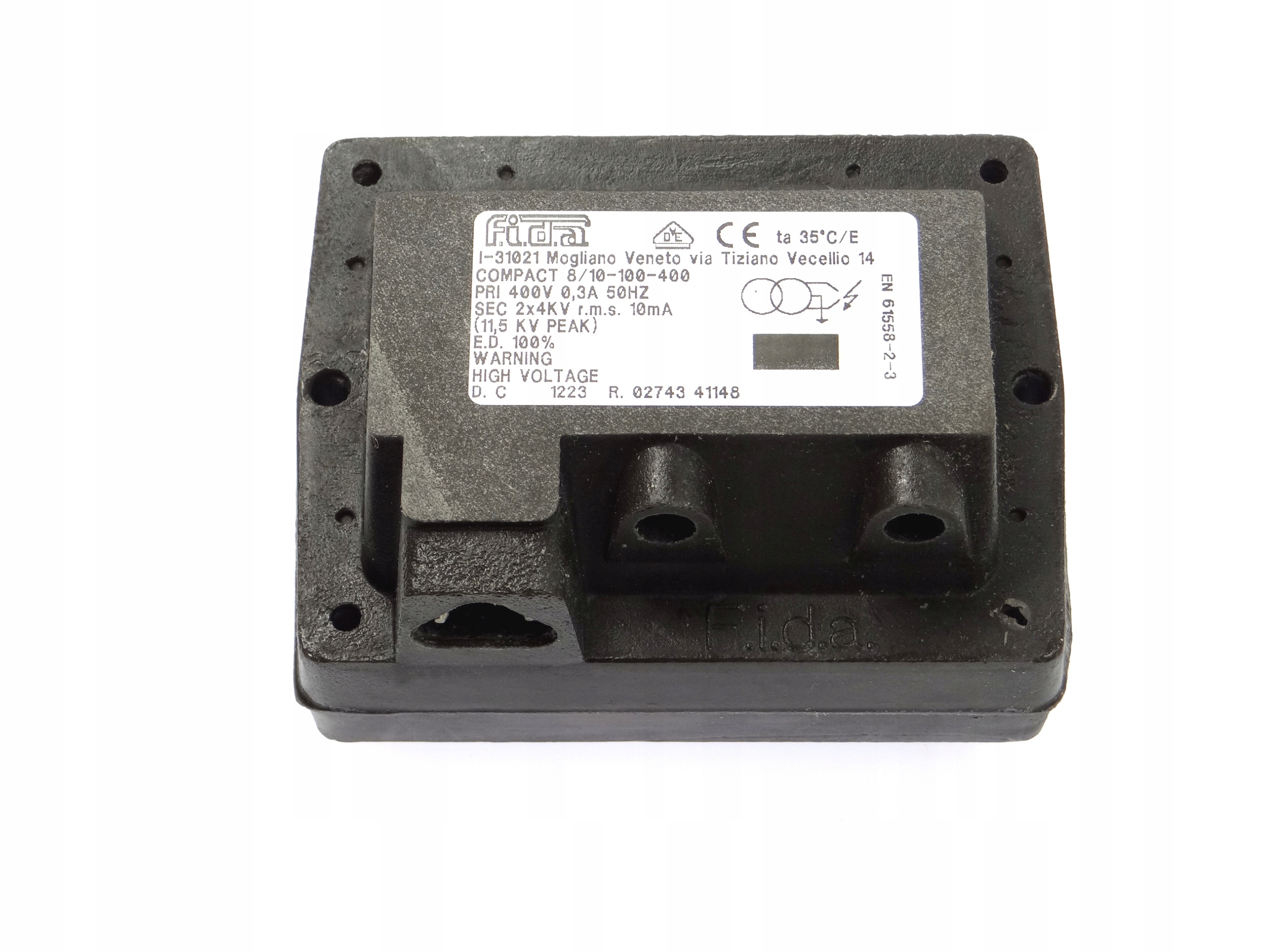 Zapaľovací transformátor Fida Compact 8/10 CM 400 V