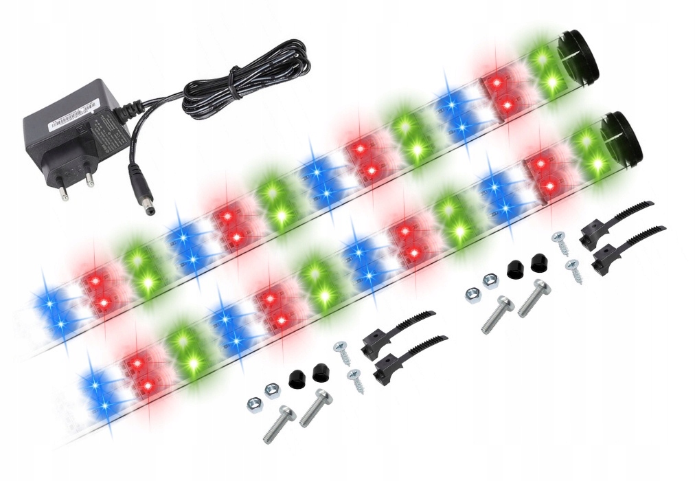 2x40 cm Led osvětlení do akvária, zářivka, lampa Grow Led Full Spectrum