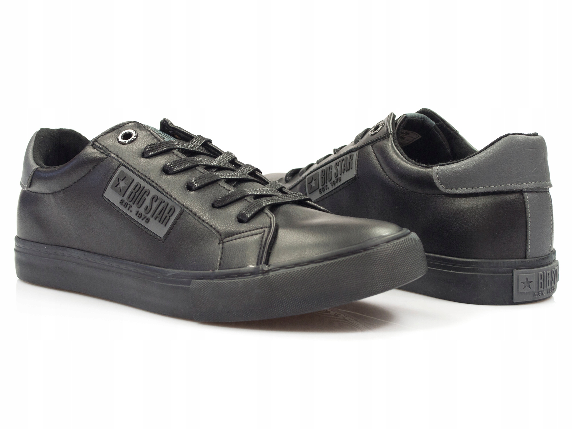 

trampki męskie Big Star sneakersy z eko-skóry buty