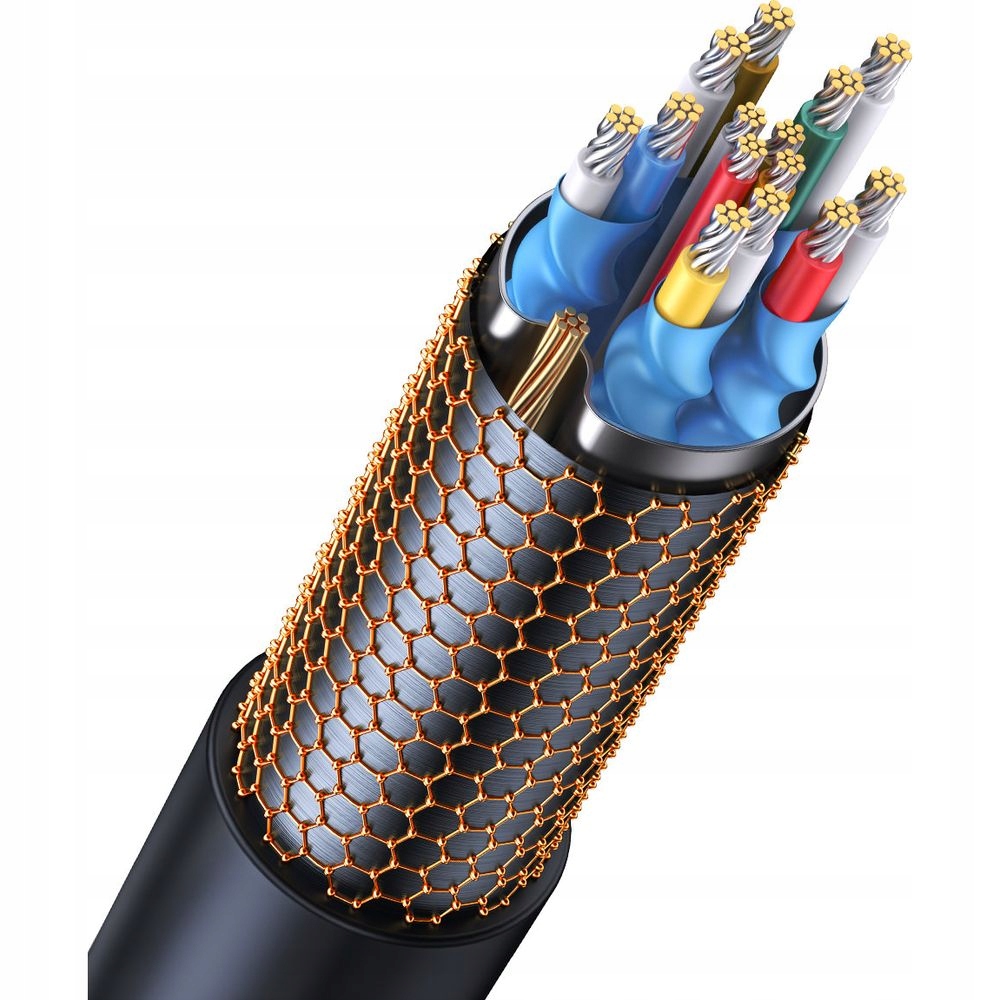 Kabel HDMI Baseus 2.0 4K/60Hz 18Gbps, 2m, HDR Długość kabla 2 m