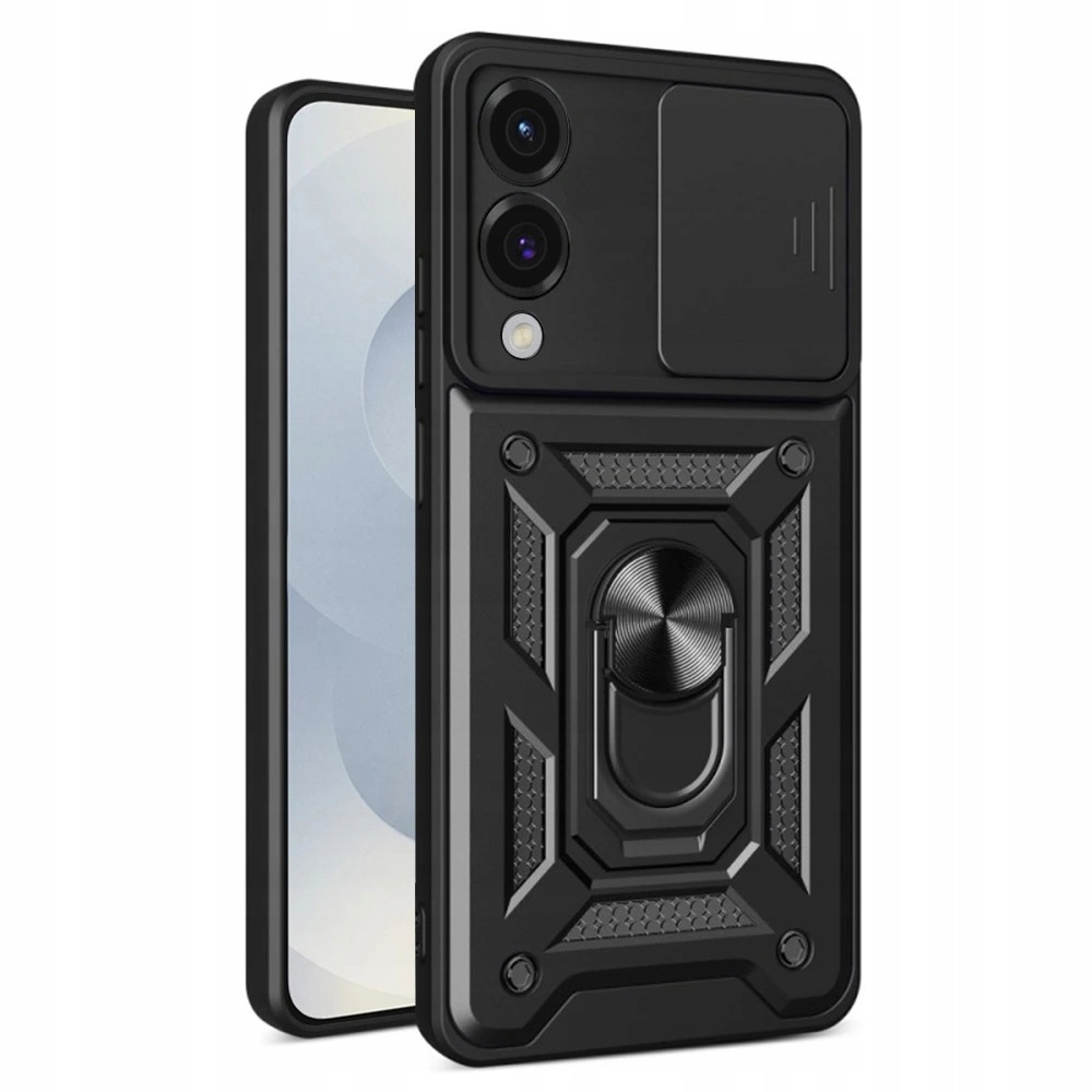 Techsuit CamShield Etui do Samsung Galaxy S25 Edge – czarne