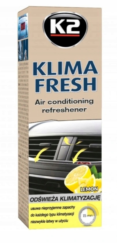 

K2 Klima Fresh Odgrzybiacz Klimy Fresh K2 Lemon
