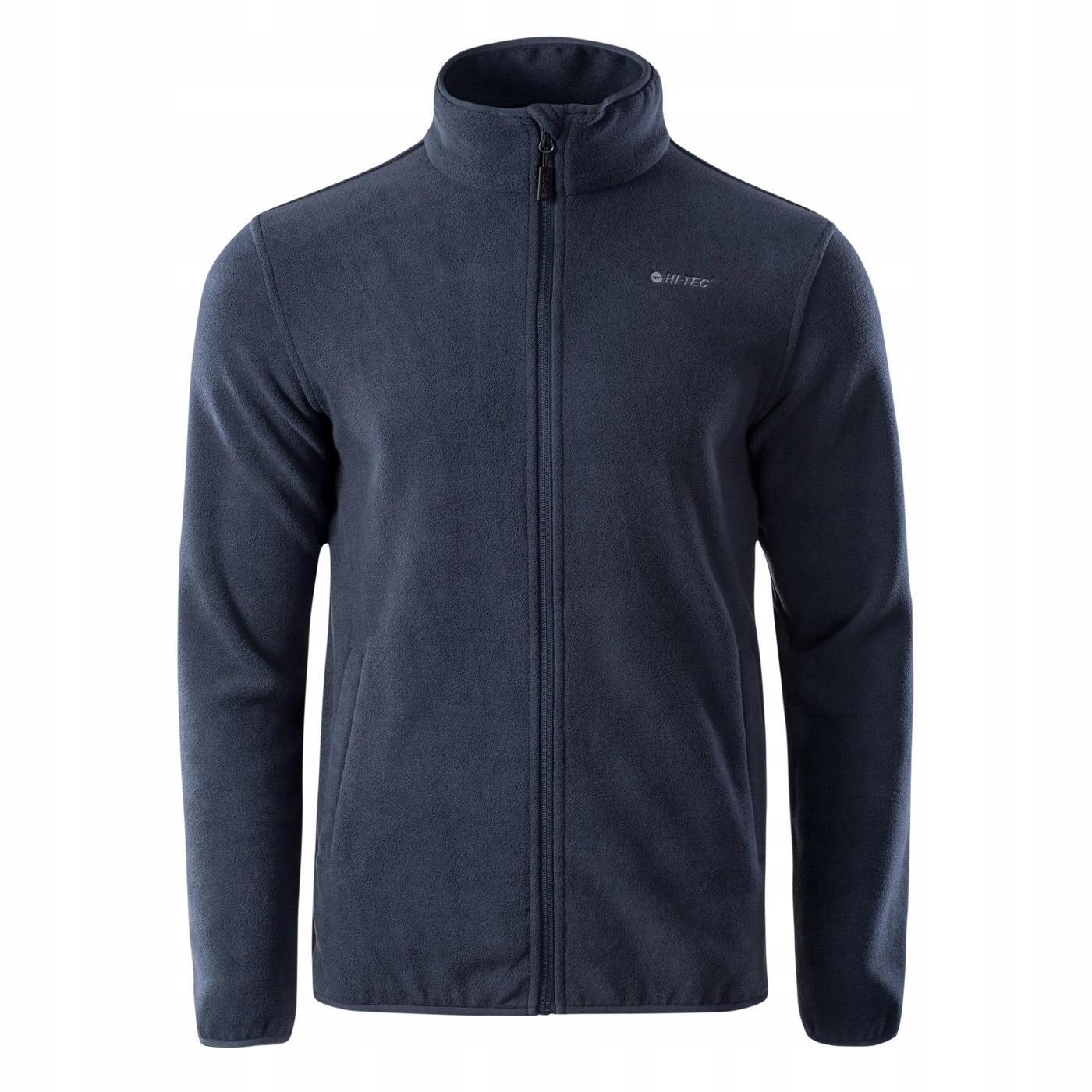 Męski Polar Bluza Polarowa Bez Kaptura Rozpinany Zamek Hi-tec Zoe II ny XXL