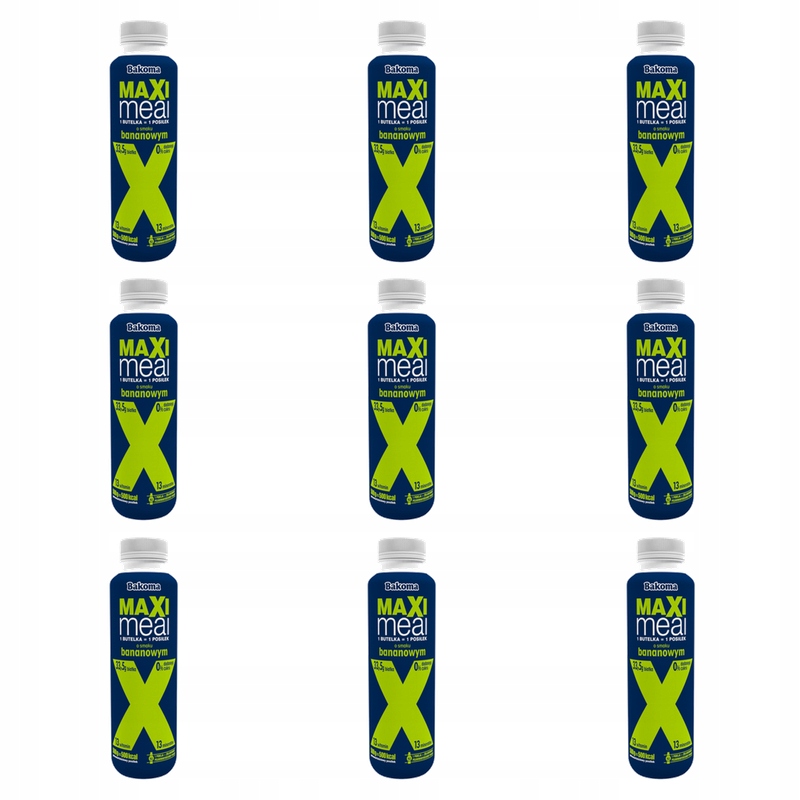 Bakoma Maxi Meal s banánovou příchutí 500 g X9
