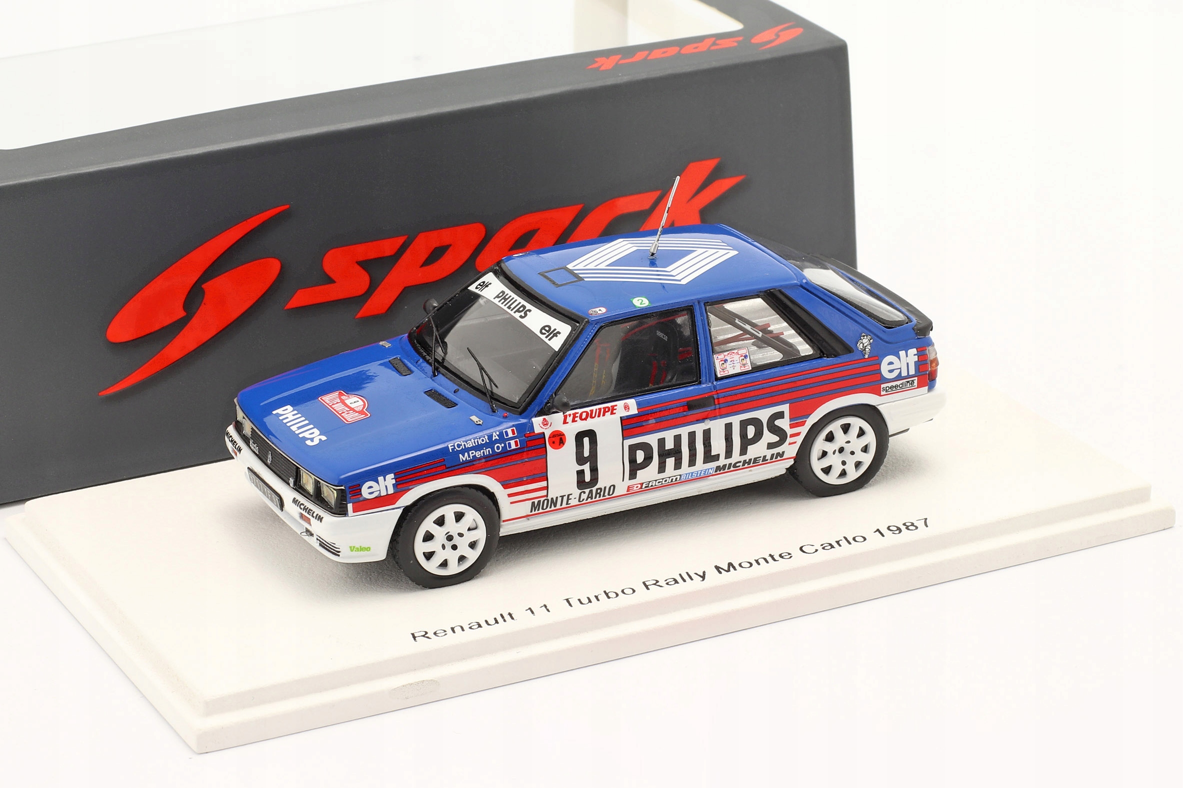 Spark Renault 11 Turbo F.Chatriot Rallye Monte Carlo 1987 1:43