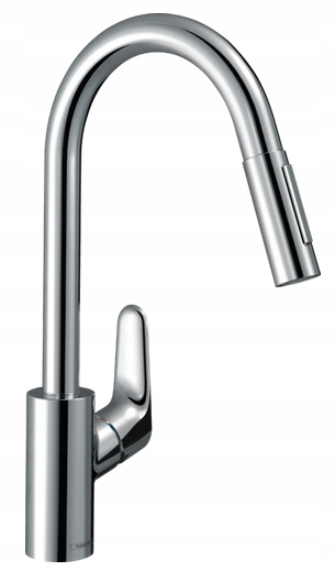 Bateria kuchenna stojąca Hansgrohe Focus chrom