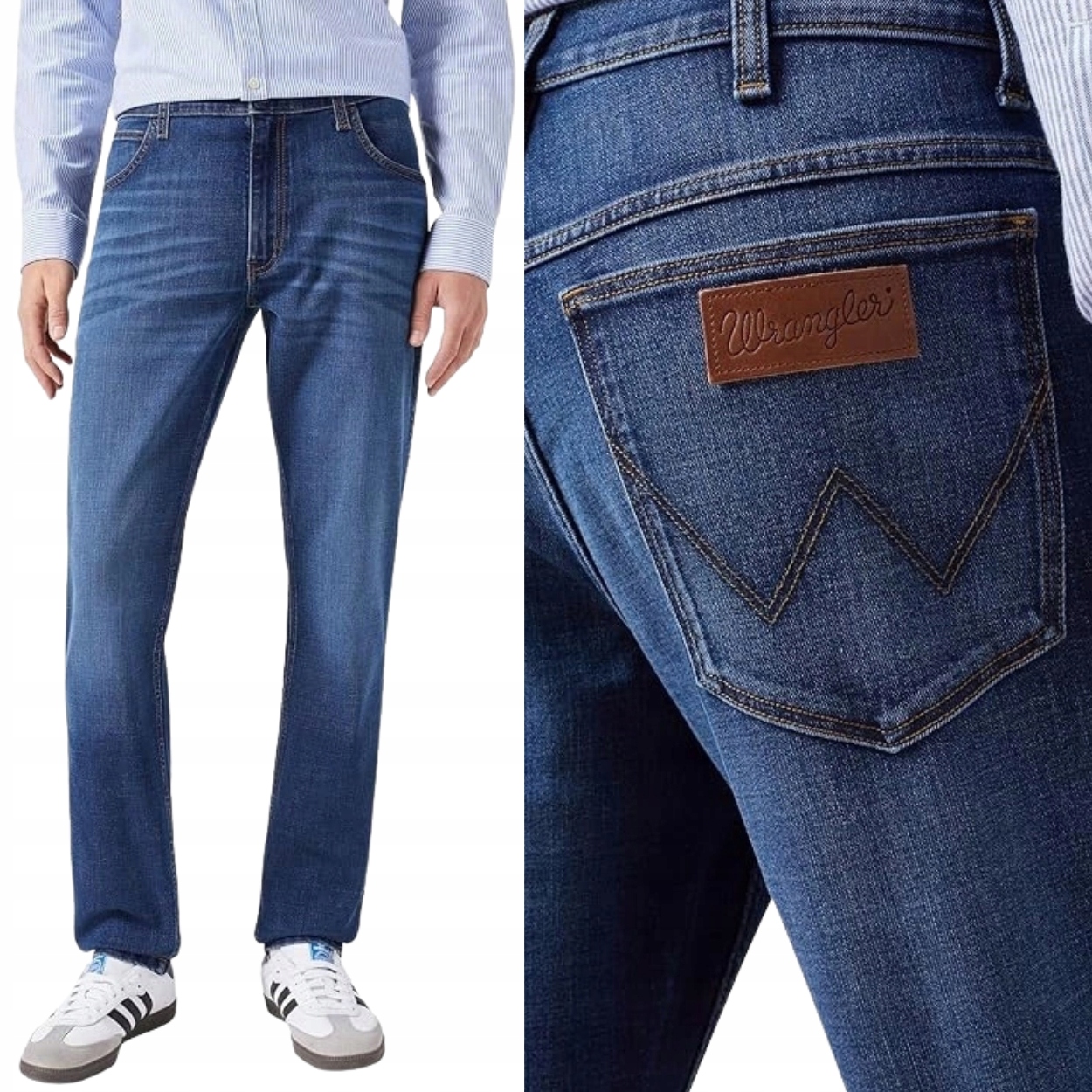 Wrangler Athletic Fit regular tapered elastické džíny W31 L30