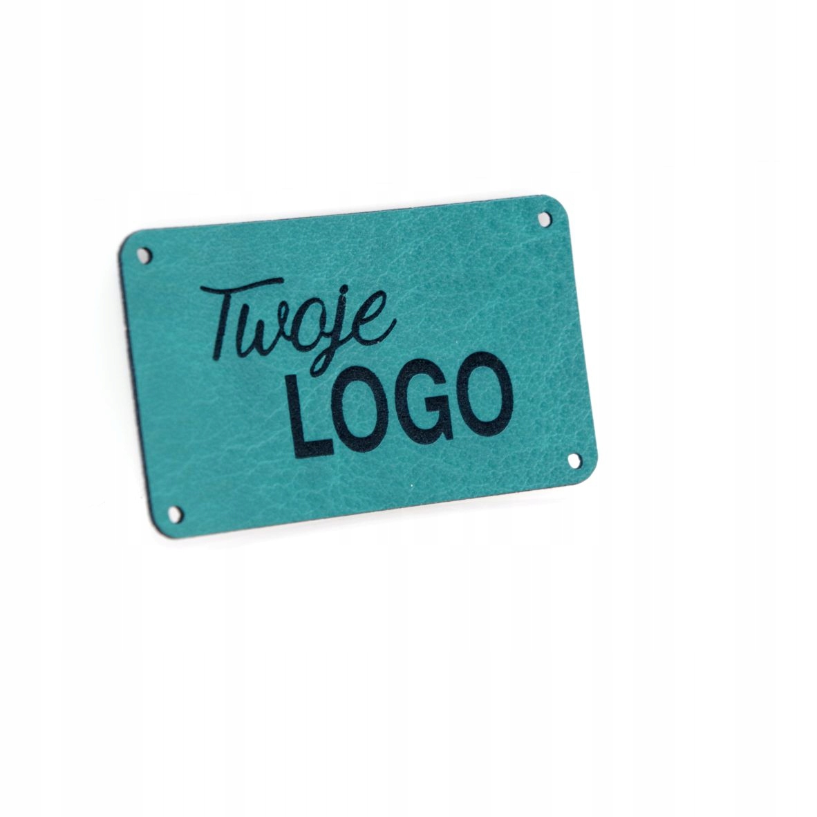 Štítek Etikety ekokůže s logem 50 Ks. personalizovaná