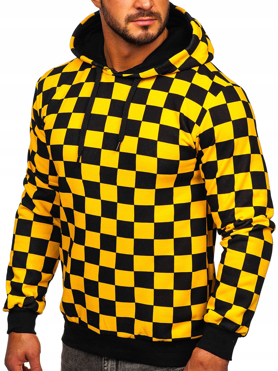 

Bluza Męska Z Nadrukiem Żółta 141028 Denley_m