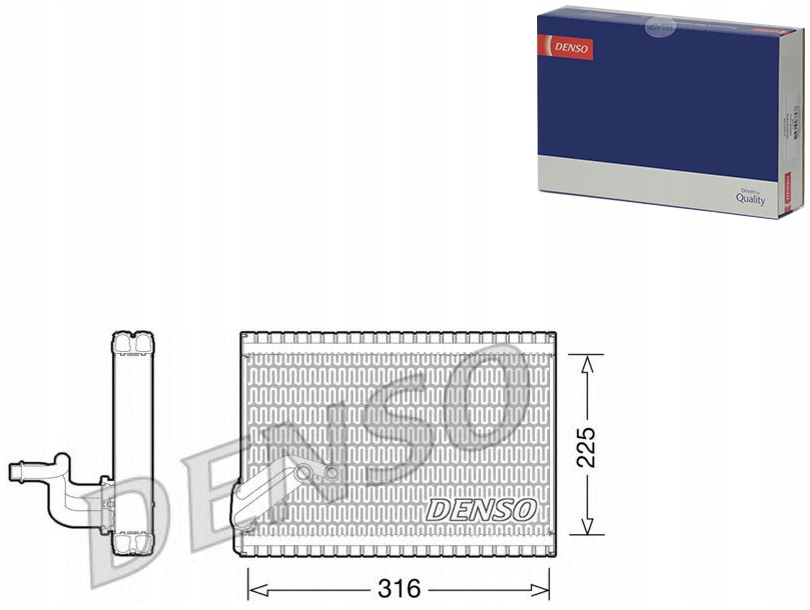 DENDEV21003 Odparovač Klimatizace Citroen Berlingo Asistent řidiče #33