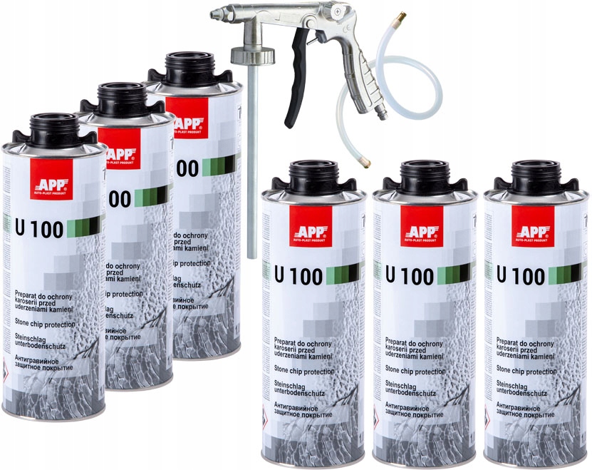 Приложение 6 x средство защиты кузова + пистолет