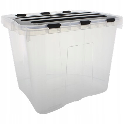 

Plastikowe Pudełko Pojemnik Z Pokrywą 24L Solidny