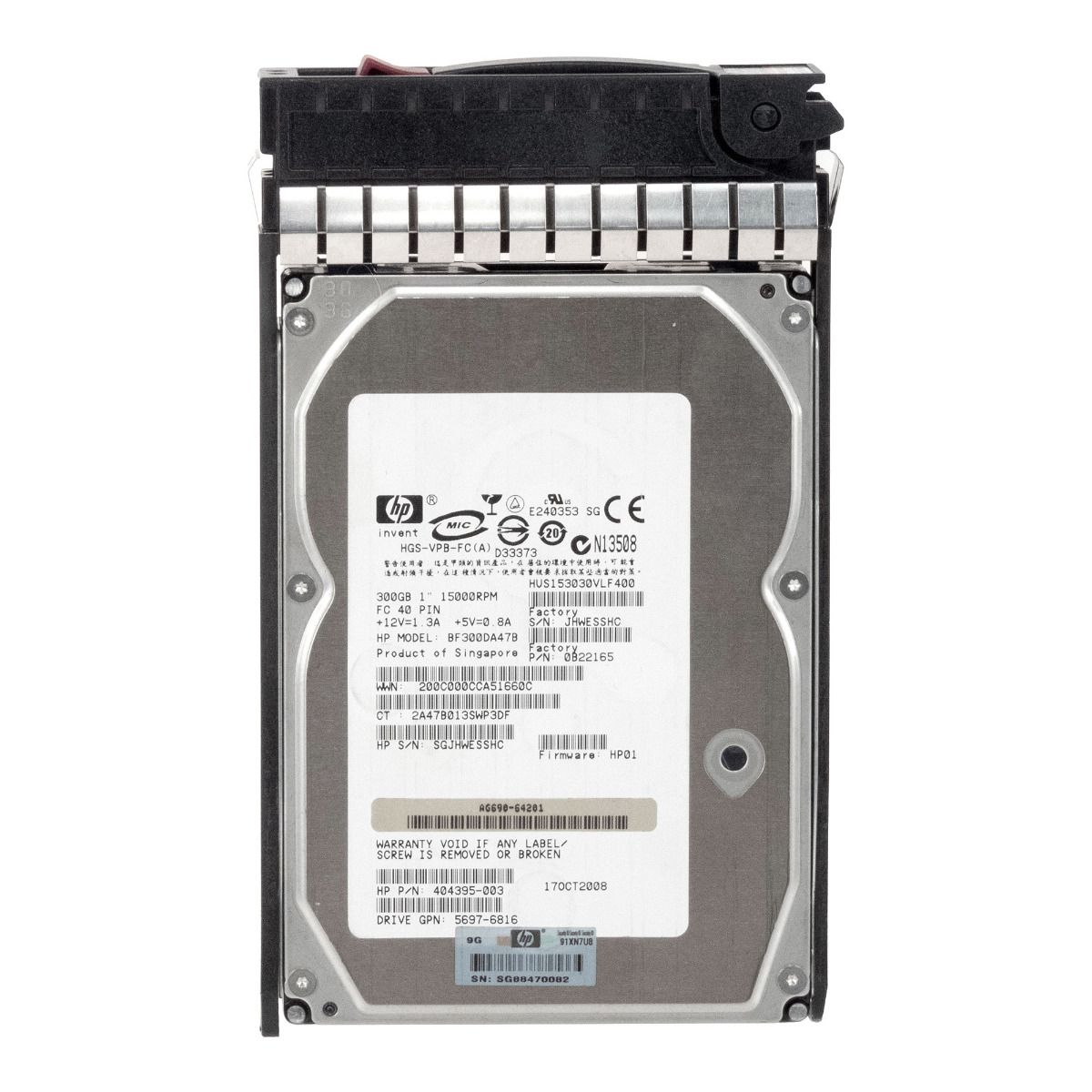 Hp 404395-003 300GB 15K Fc 3.5'' BF300DA47B