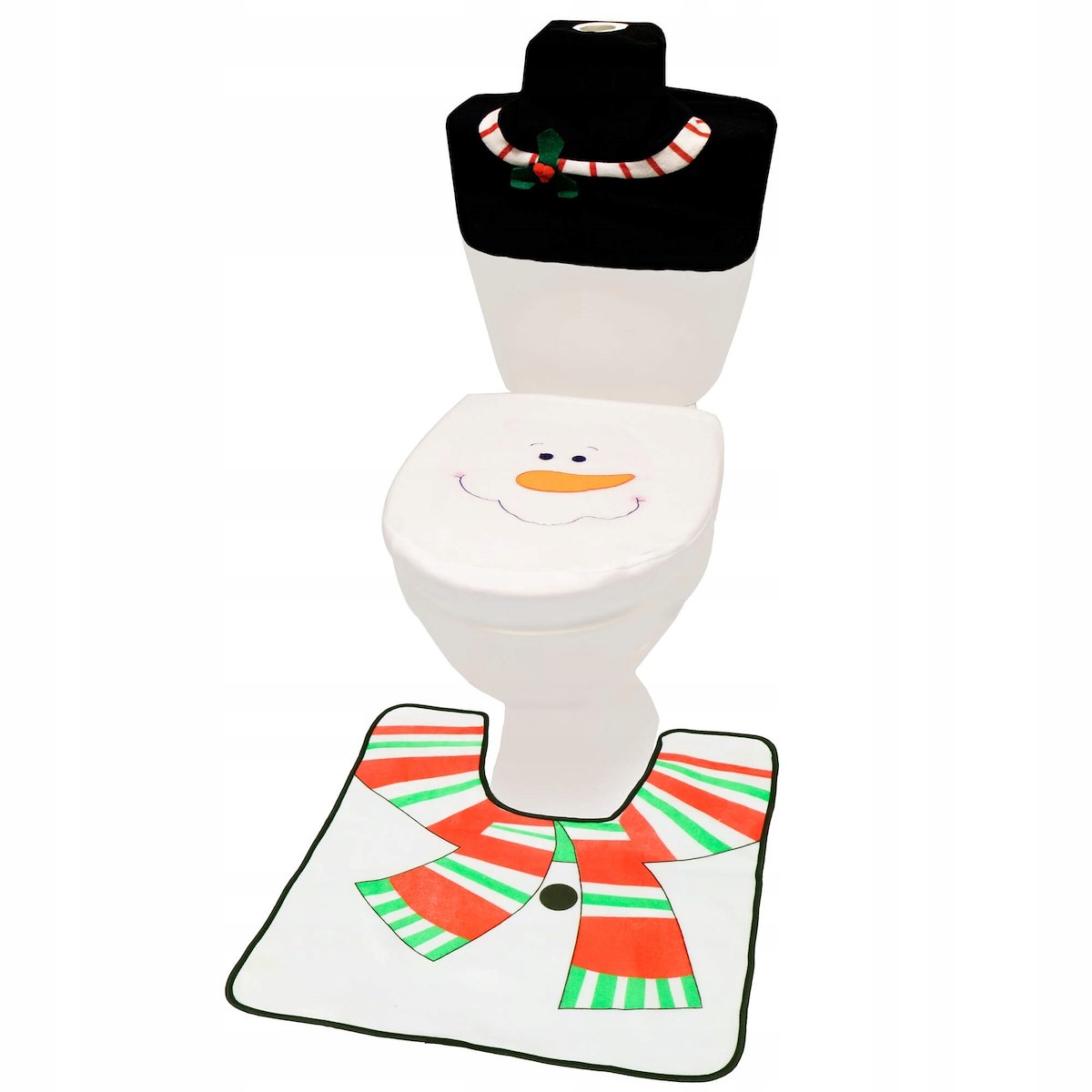 

Zestaw Łazienkowy Bałwanek Świąteczny 3 Części Wc