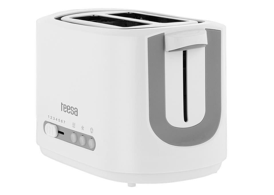 Toster 850Wv 2 tosty tacka TEESA TSA3302 bezpieczn