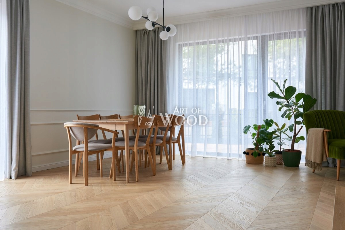 PODŁOGA DĘBOWA JODŁA FRANCUSKA SAVONA NATUR Długość 590 mm