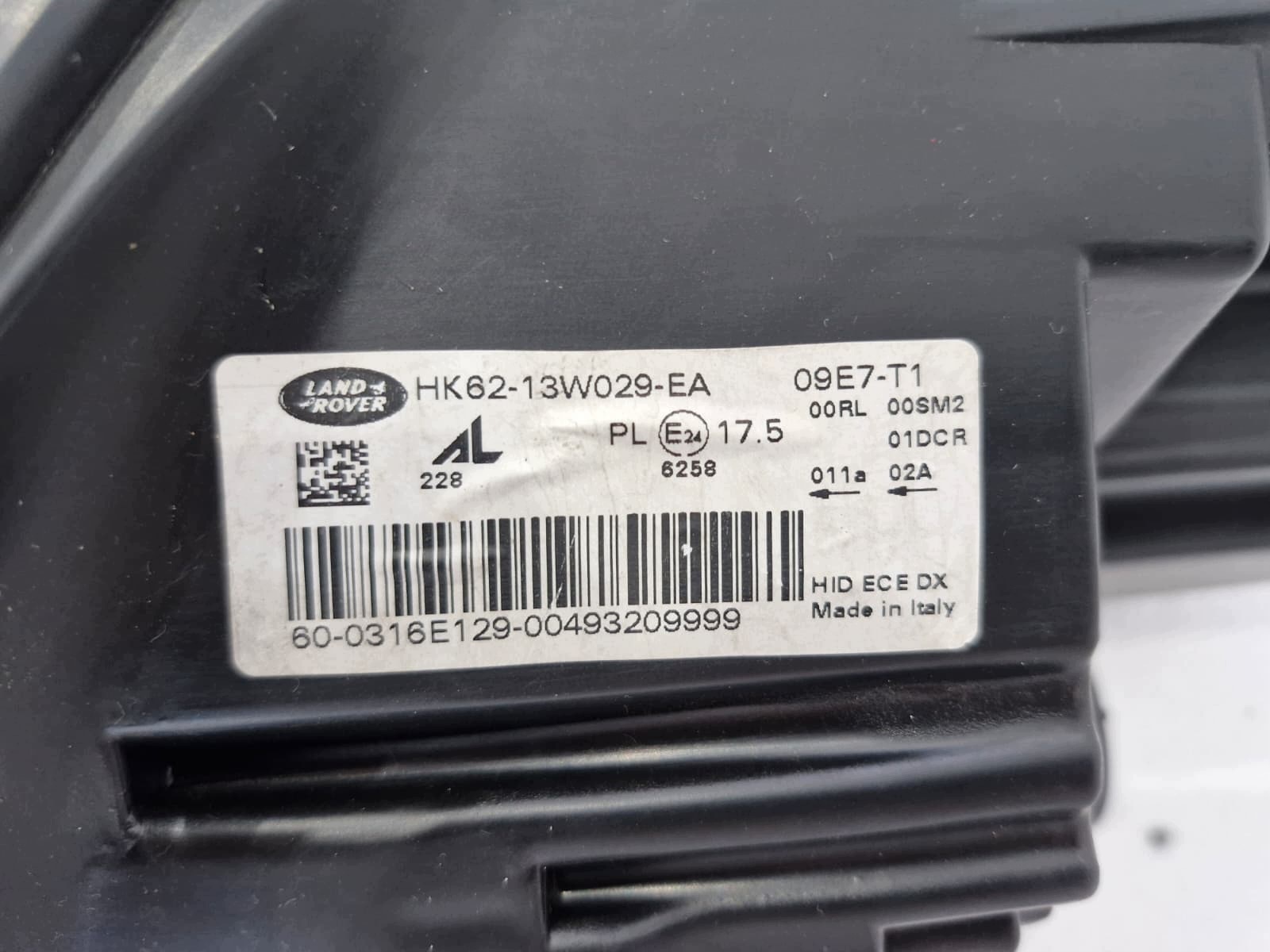 light right Range Rover Sport 2015 Bi-Xenon LED 11 PIN non-setting