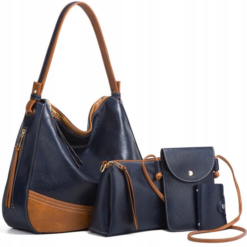 

Zestaw 4w1 Torebka Damska Torba Shopperka H391