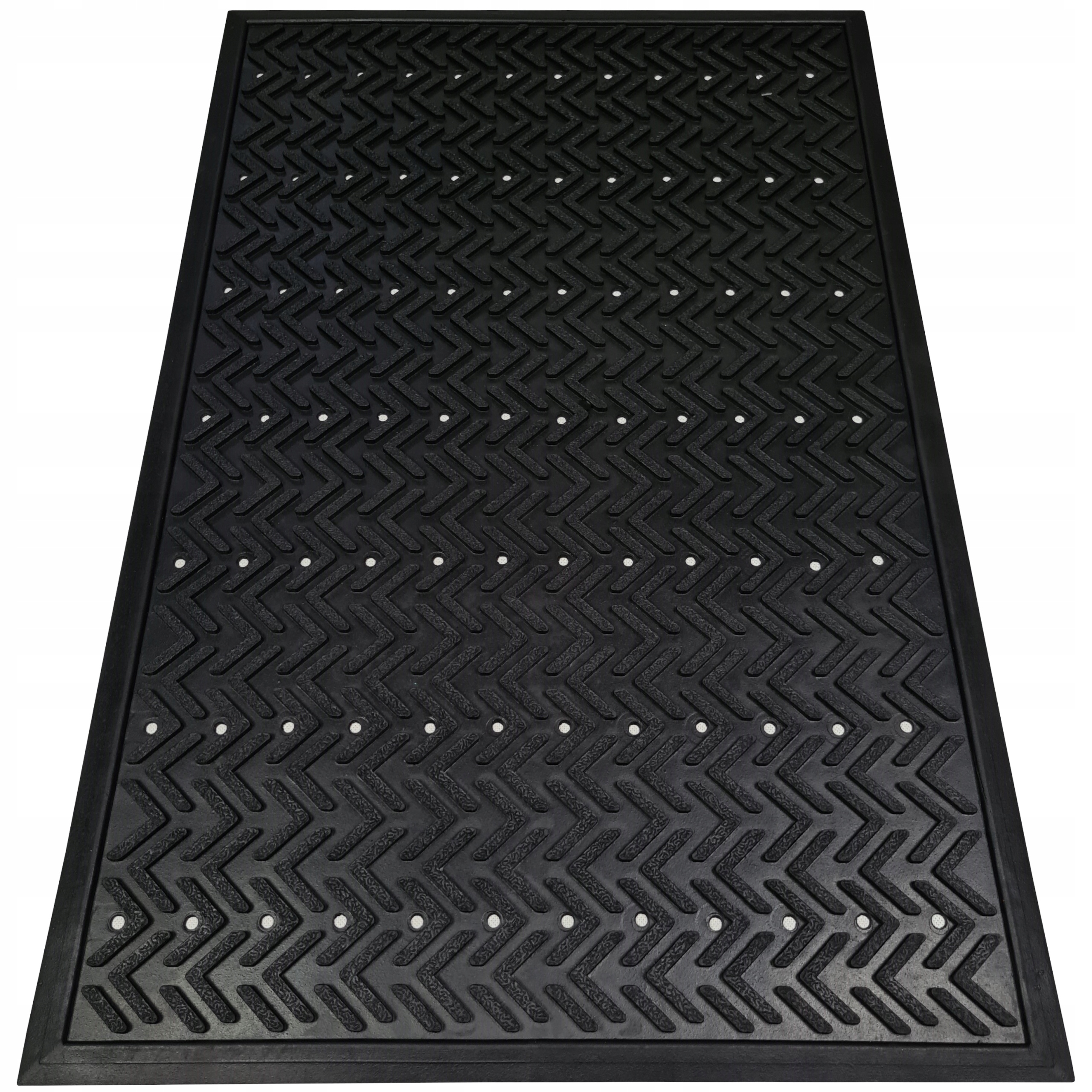 WYCIERACZKA POD DRZWI ZEWNĘTRZNA GUMOWA MATA DO BUTÓW 40x70 Z NAJAZDEM Kod producenta OXIDE - WYCIERACZKA GUMOWA ARROW