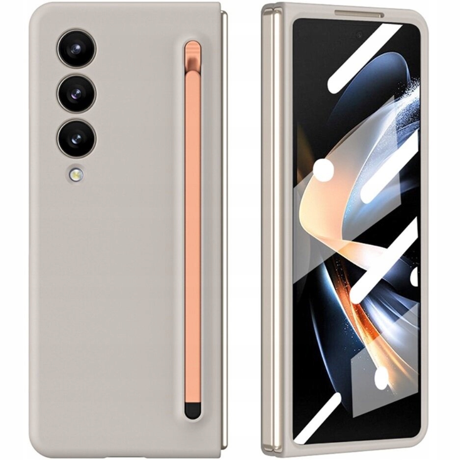 Etui ze szkłem i rysikiem do Galaxy Z Fold 4 5G, Obudowa, Pokrowiec, Case