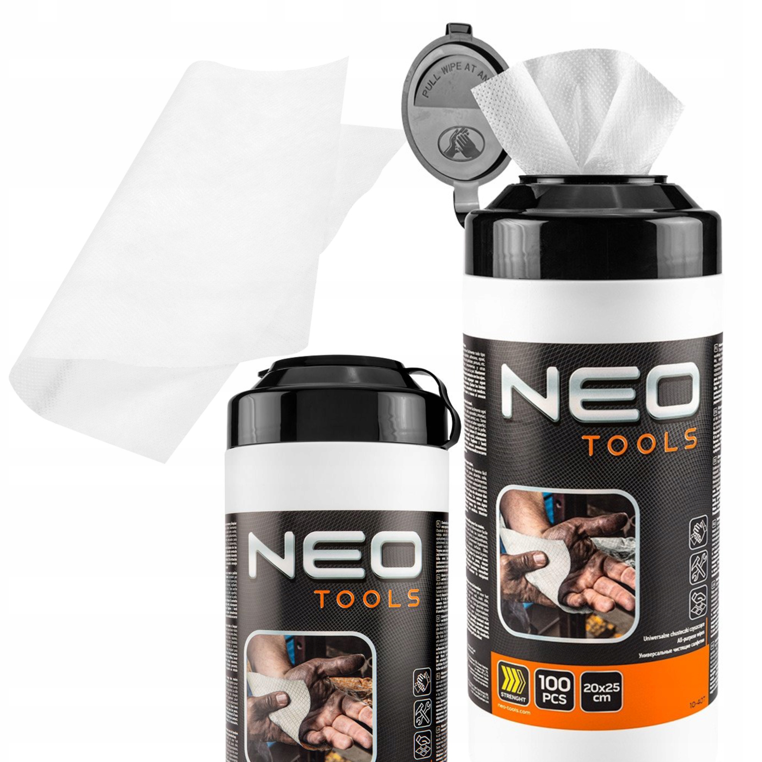 NEO CHUSTECZKI DO MYCIA RAK I NARZEDZI 100SZT