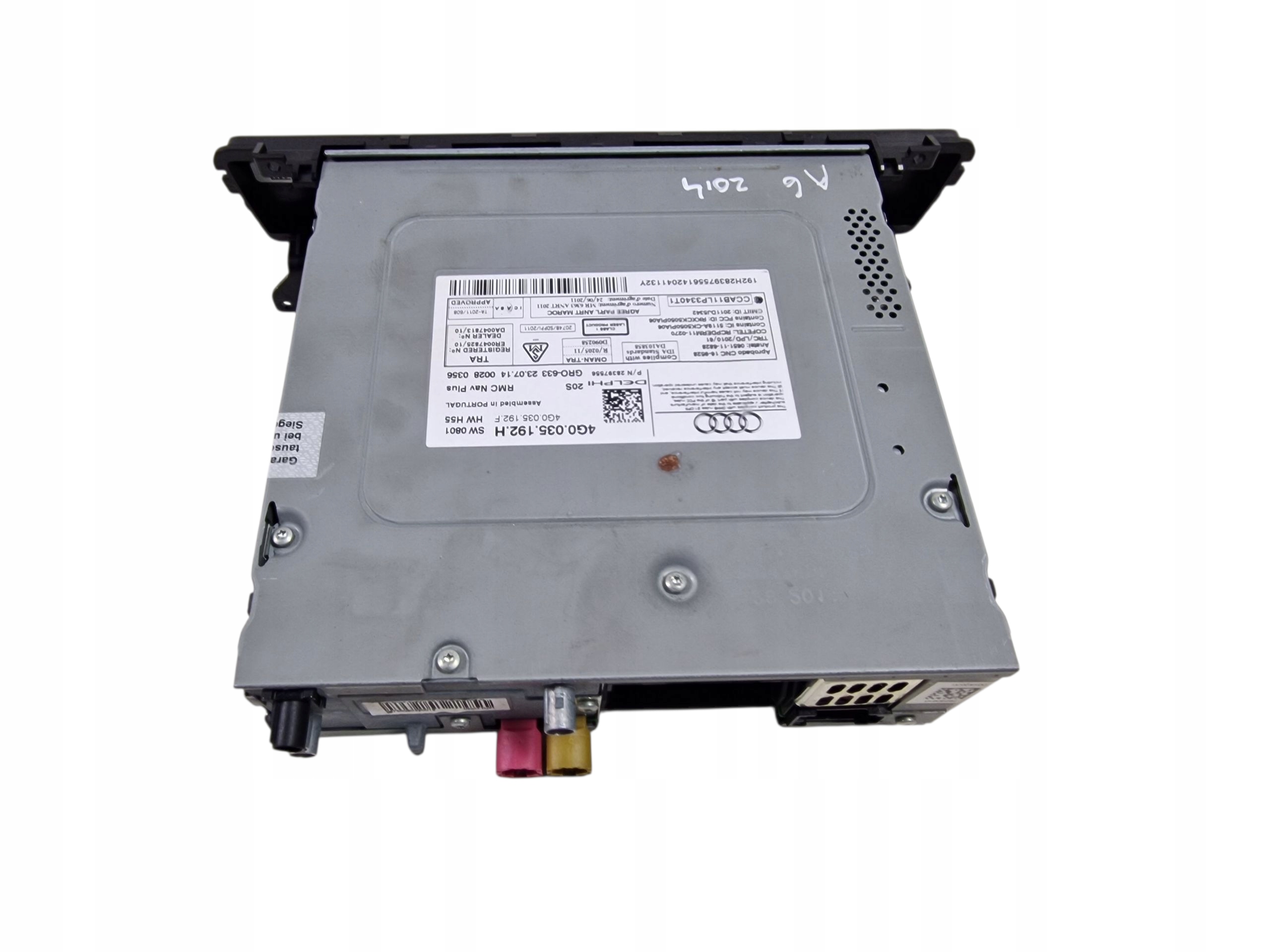 AUDI A6 C7 player NAPED navigation devices 4G0035192H