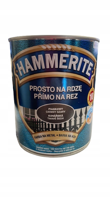 

Hammerite Na Rdzę 0,7L Ciemny Szary Piaskowy