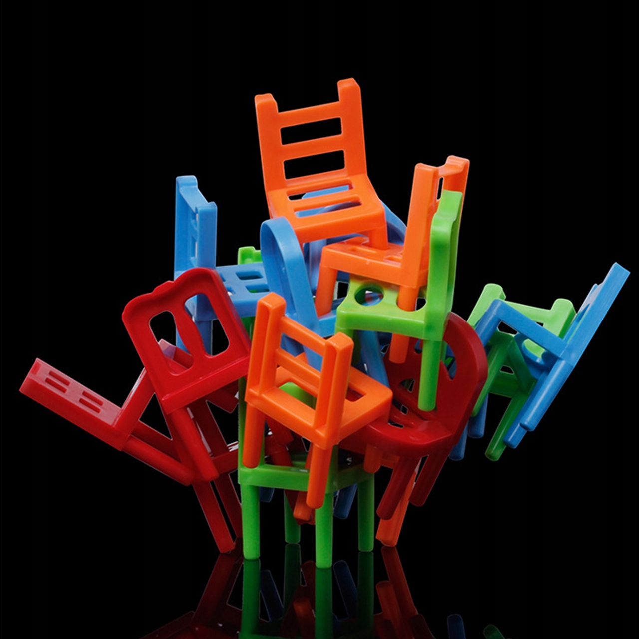 GRA Spadające Krzesła ZRĘCZNOŚCIOWA Dla 3 Graczy Maksymalna liczba graczy 4
