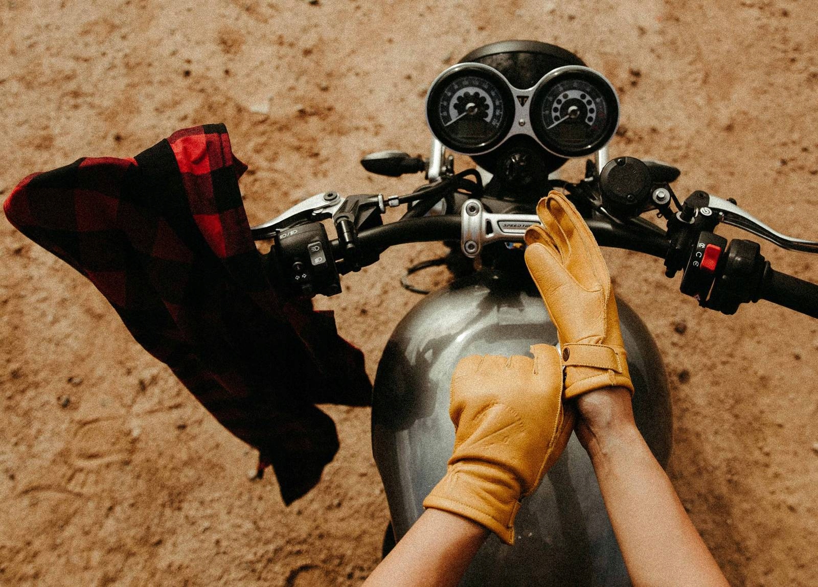 Rękawice motocyklowe BROGER ALASKA VINTAGE GRATISY Rozmiar XXL