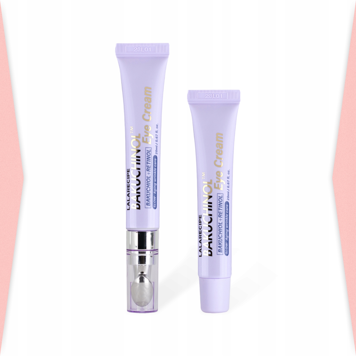Oční krém LalaRecipe Bakuchinol Eye Cream 2x20 ml proti vráskám