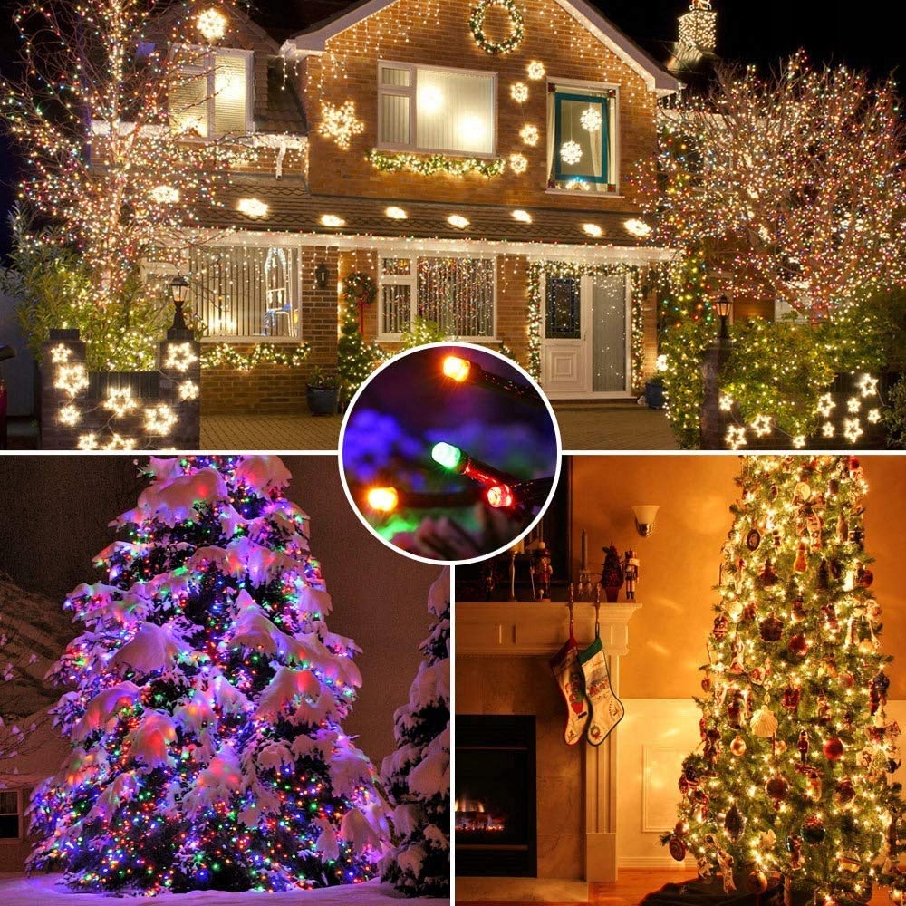 PHILZOPS LAMPKI ŚWIĄTECZNE ŁAŃCUCH ŚWIETLNY GIRLANDA 20M 200 LED 11 TRYBÓW — miniatura 6