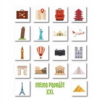 Gra Memo XXL Podróże