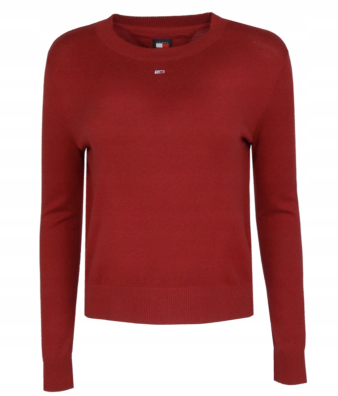 Tommy Jeans dámský bavlněný svetr, červený, Xs