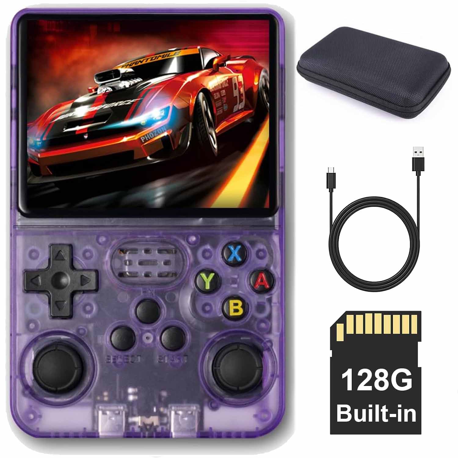 Přenosná Mobilní Mini Herní Konzole Retro 21000 Pro Hry Linux 128 Gb Gameboy